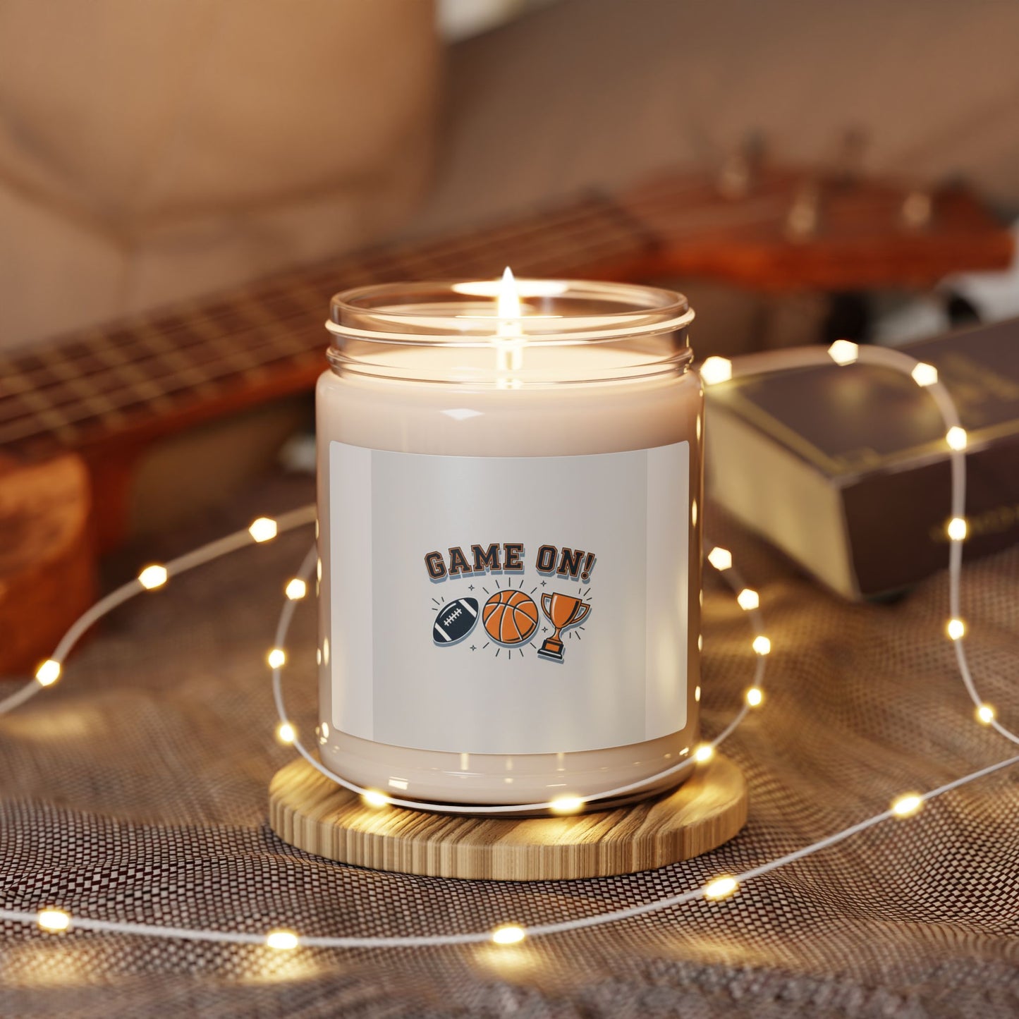Game On Bracket Candle, Scented Soy Candle | Playoff Bracket Humor