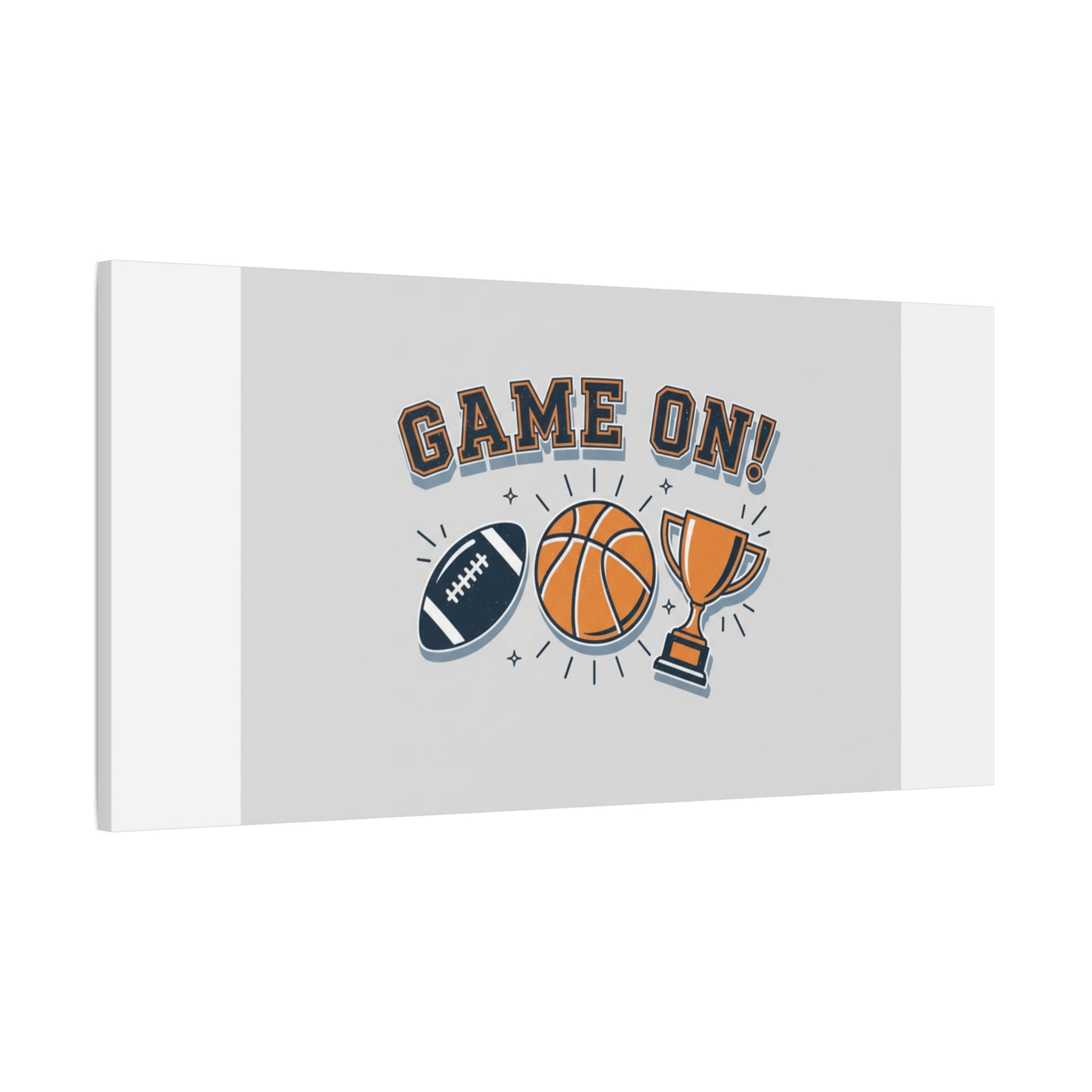 Game On! Matte Canvas, Stretched | Playoff Bracket Poster, Sports Prediction Print