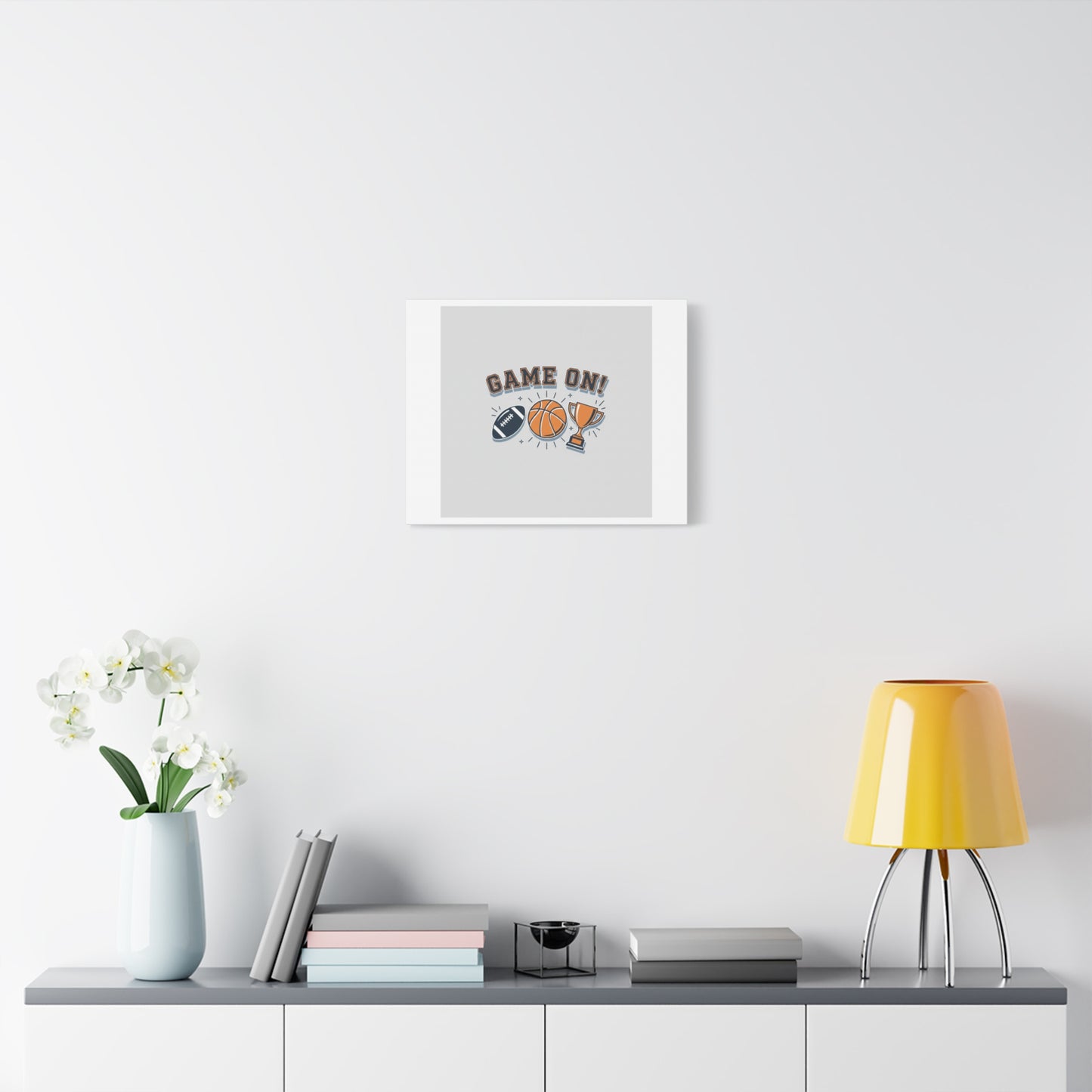 Game On! Matte Canvas, Stretched | Playoff Bracket Poster, Sports Prediction Print