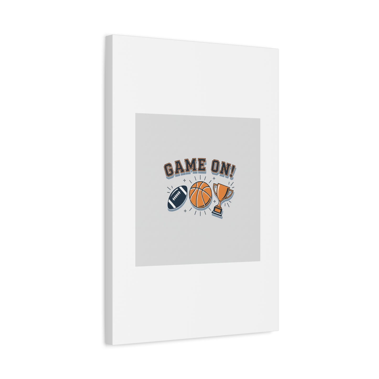 Game On! Matte Canvas, Stretched | Playoff Bracket Poster, Sports Prediction Print
