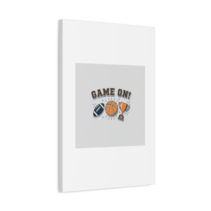 Game On! Matte Canvas, Stretched | Playoff Bracket Poster, Sports Prediction Print