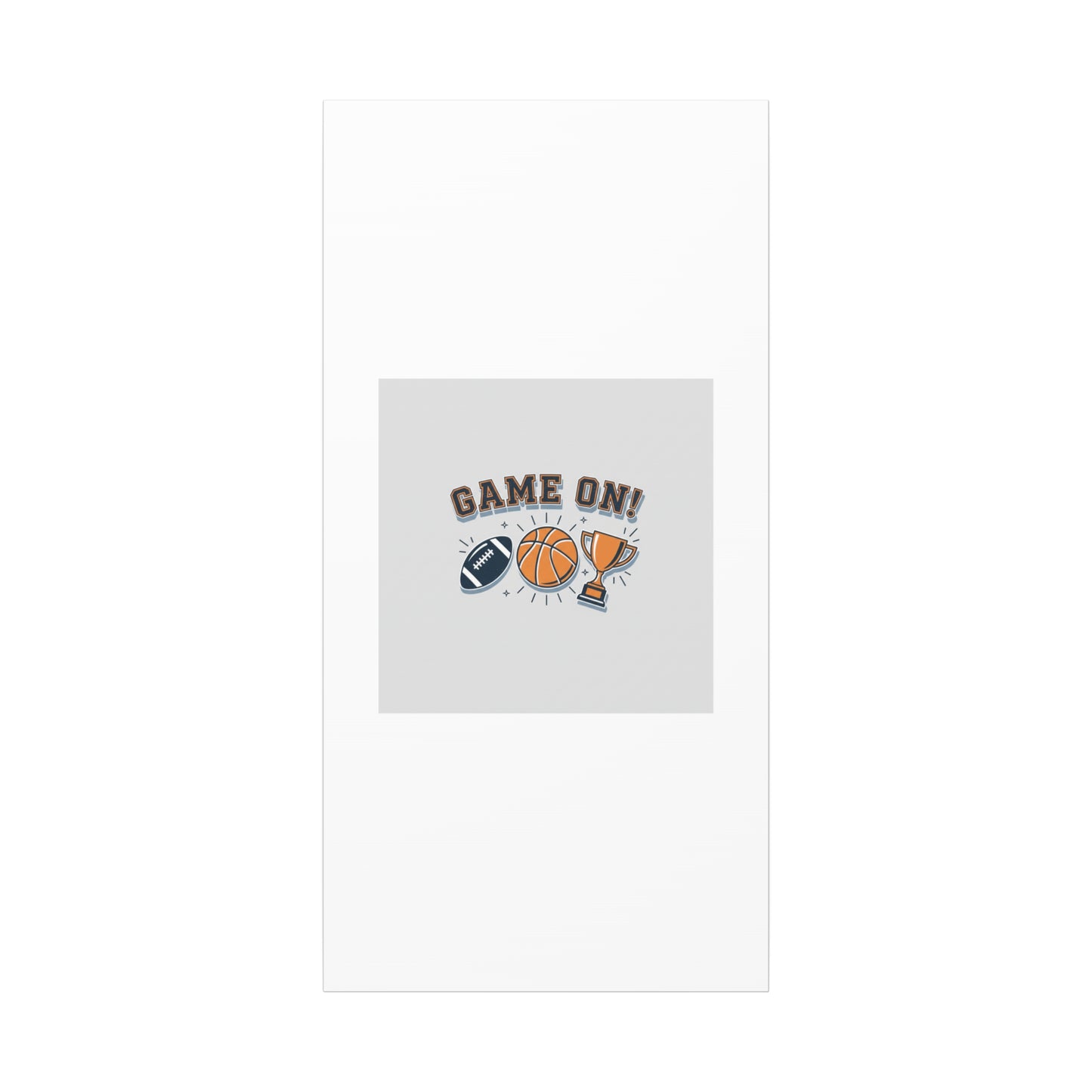 Game On! Matte Canvas, Stretched | Playoff Bracket Poster, Sports Prediction Print