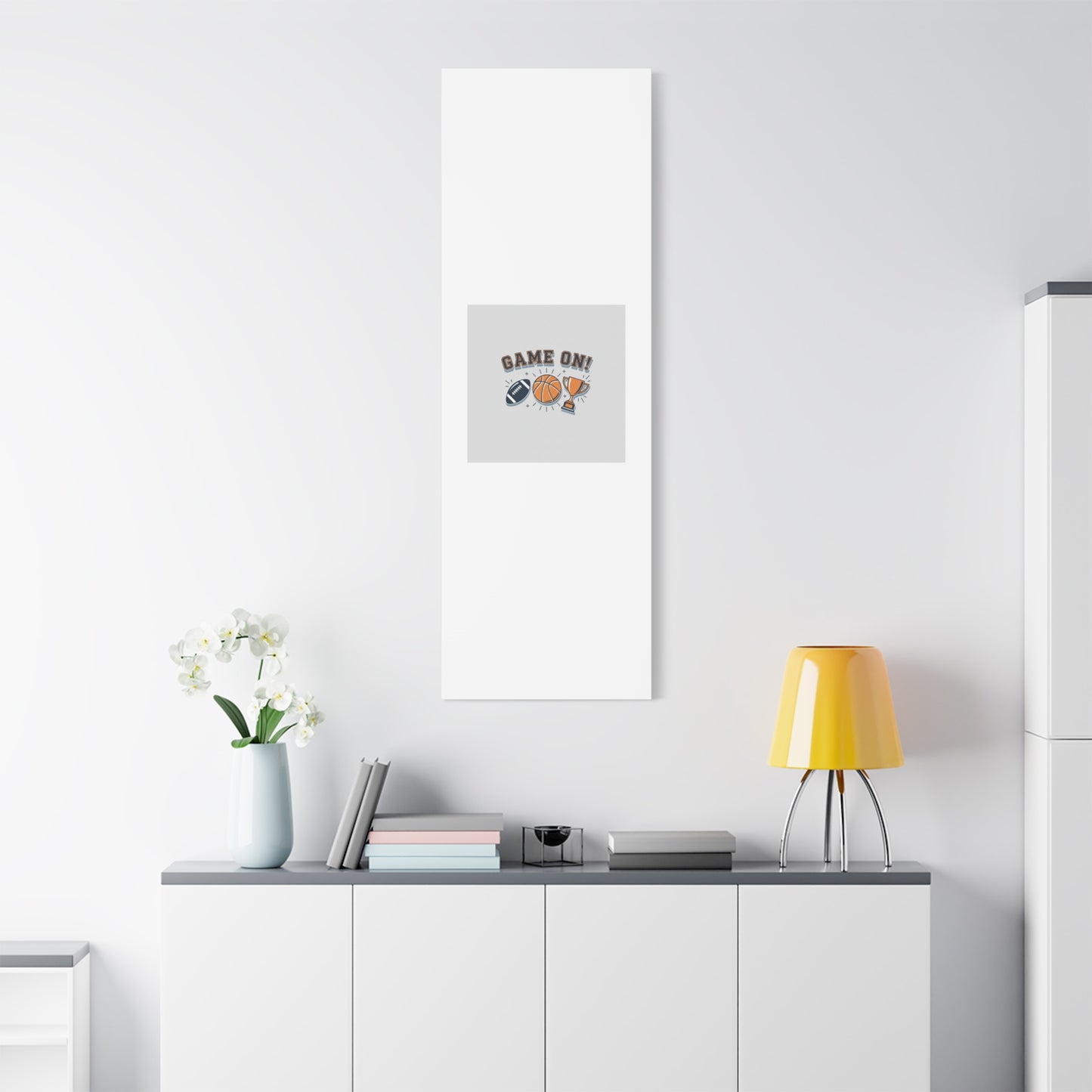 Game On! Matte Canvas, Stretched | Playoff Bracket Poster, Sports Prediction Print