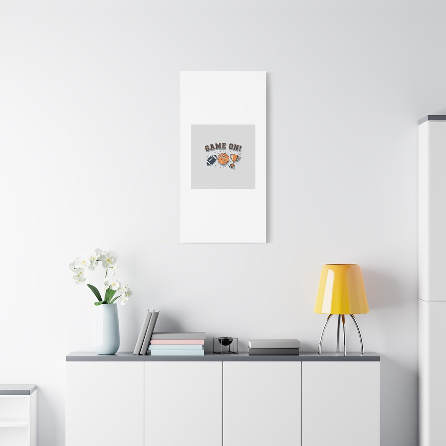 Game On! Matte Canvas, Stretched | Playoff Bracket Poster, Sports Prediction Print