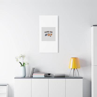 Game On! Matte Canvas, Stretched | Playoff Bracket Poster, Sports Prediction Print