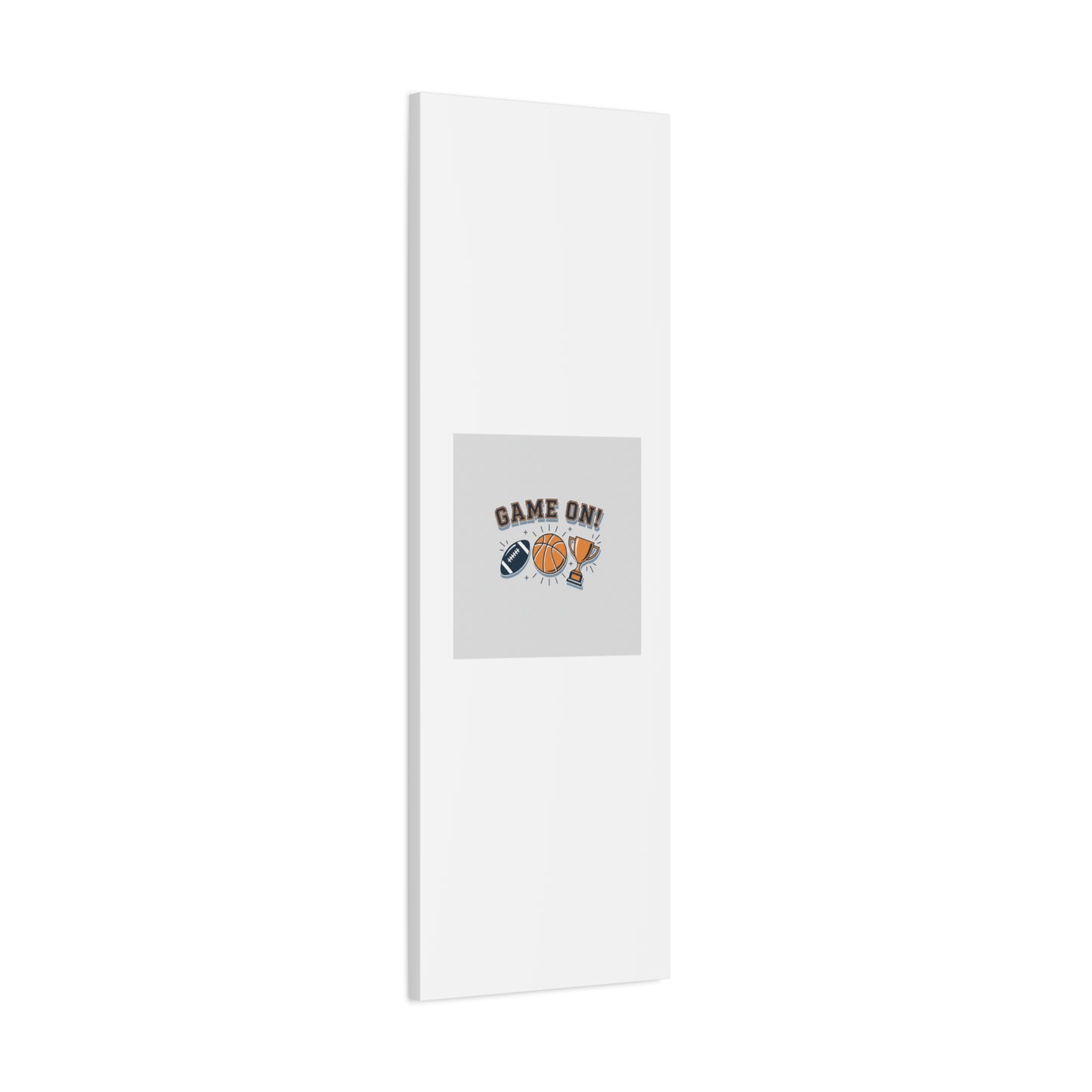 Game On! Matte Canvas, Stretched | Playoff Bracket Poster, Sports Prediction Print