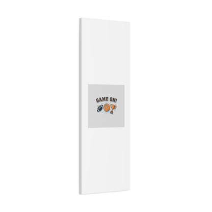 Game On! Matte Canvas, Stretched | Playoff Bracket Poster, Sports Prediction Print
