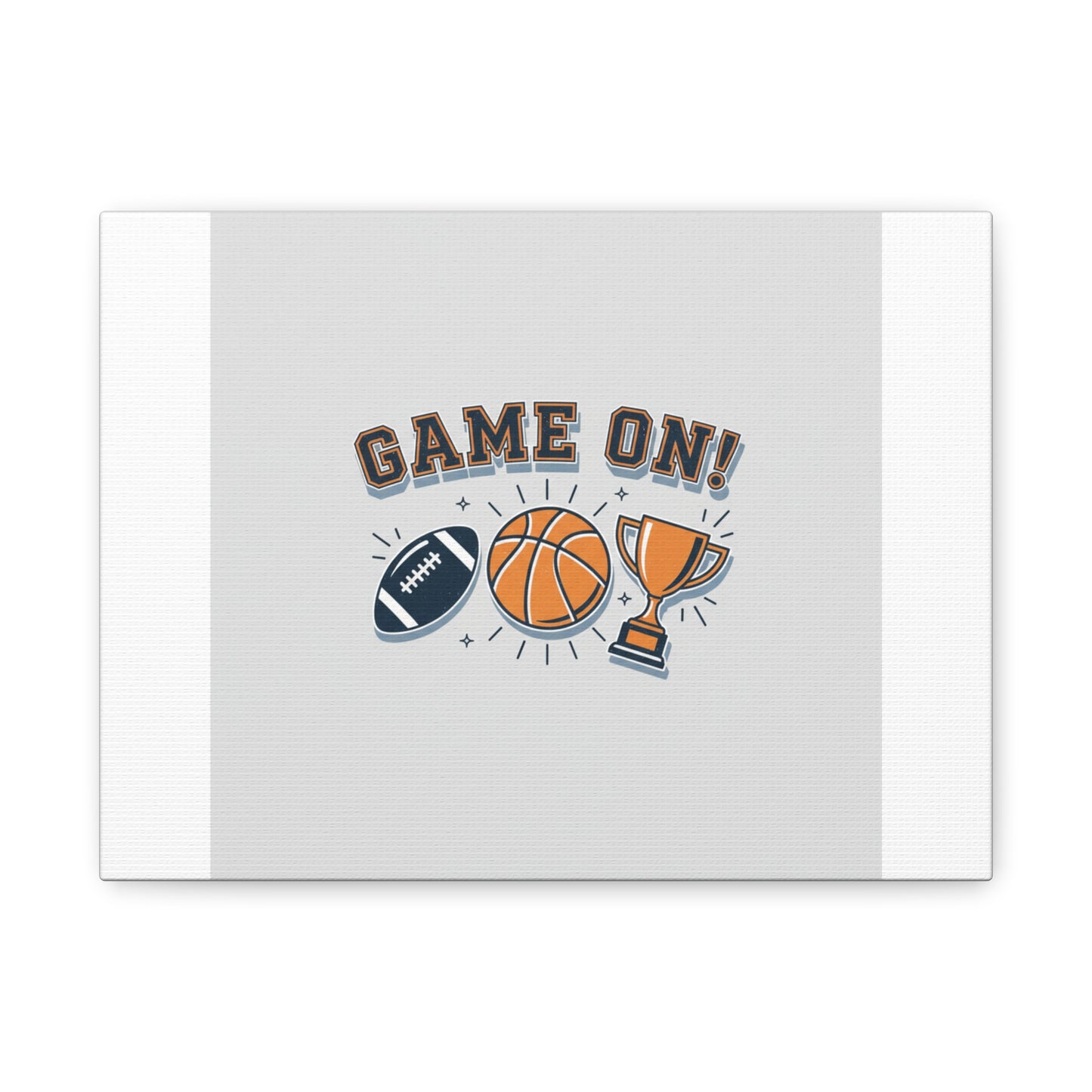 Game On! Matte Canvas, Stretched | Playoff Bracket Poster, Sports Prediction Print