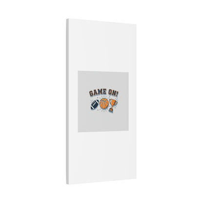 Game On! Matte Canvas, Stretched | Playoff Bracket Poster, Sports Prediction Print
