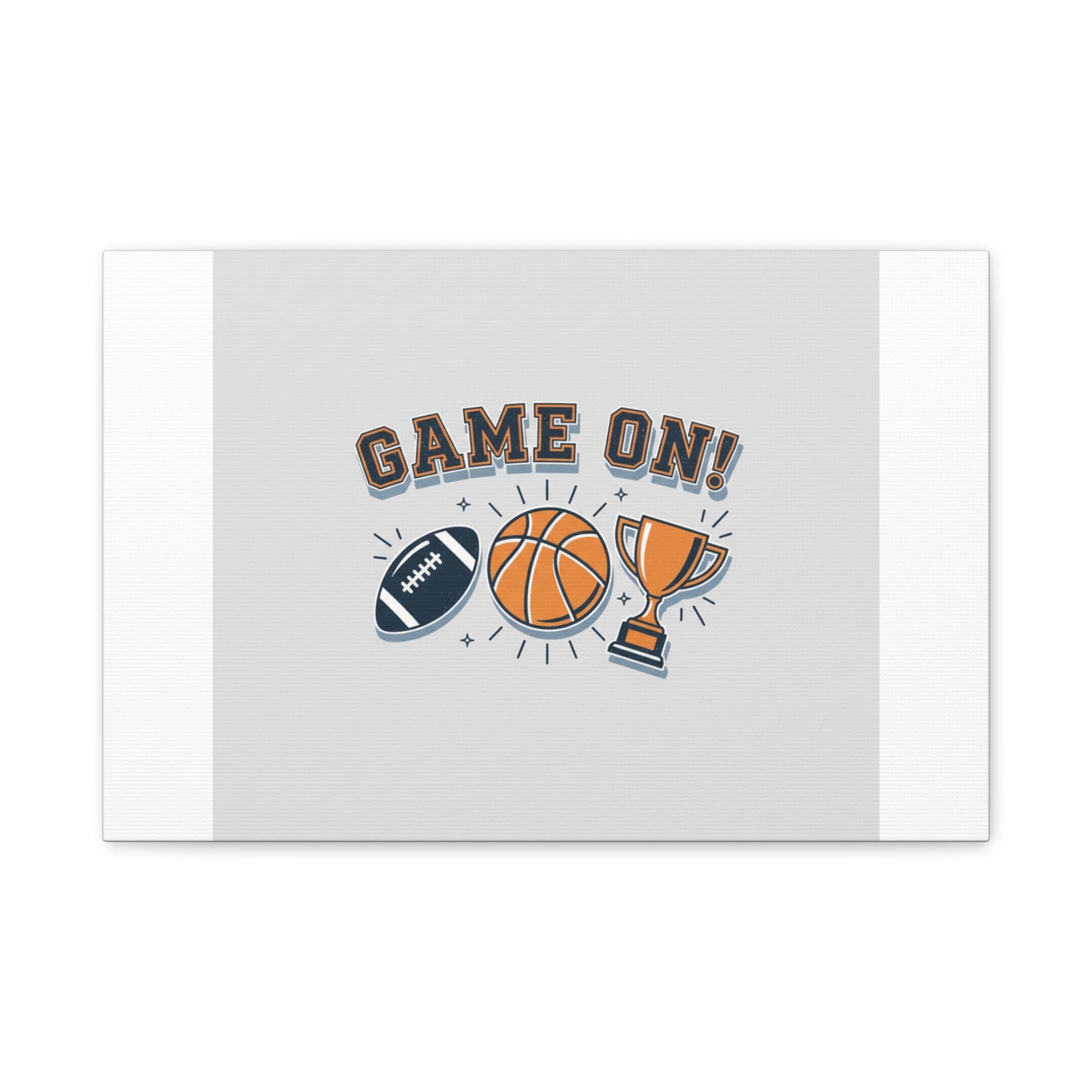 Game On! Matte Canvas, Stretched | Playoff Bracket Poster, Sports Prediction Print