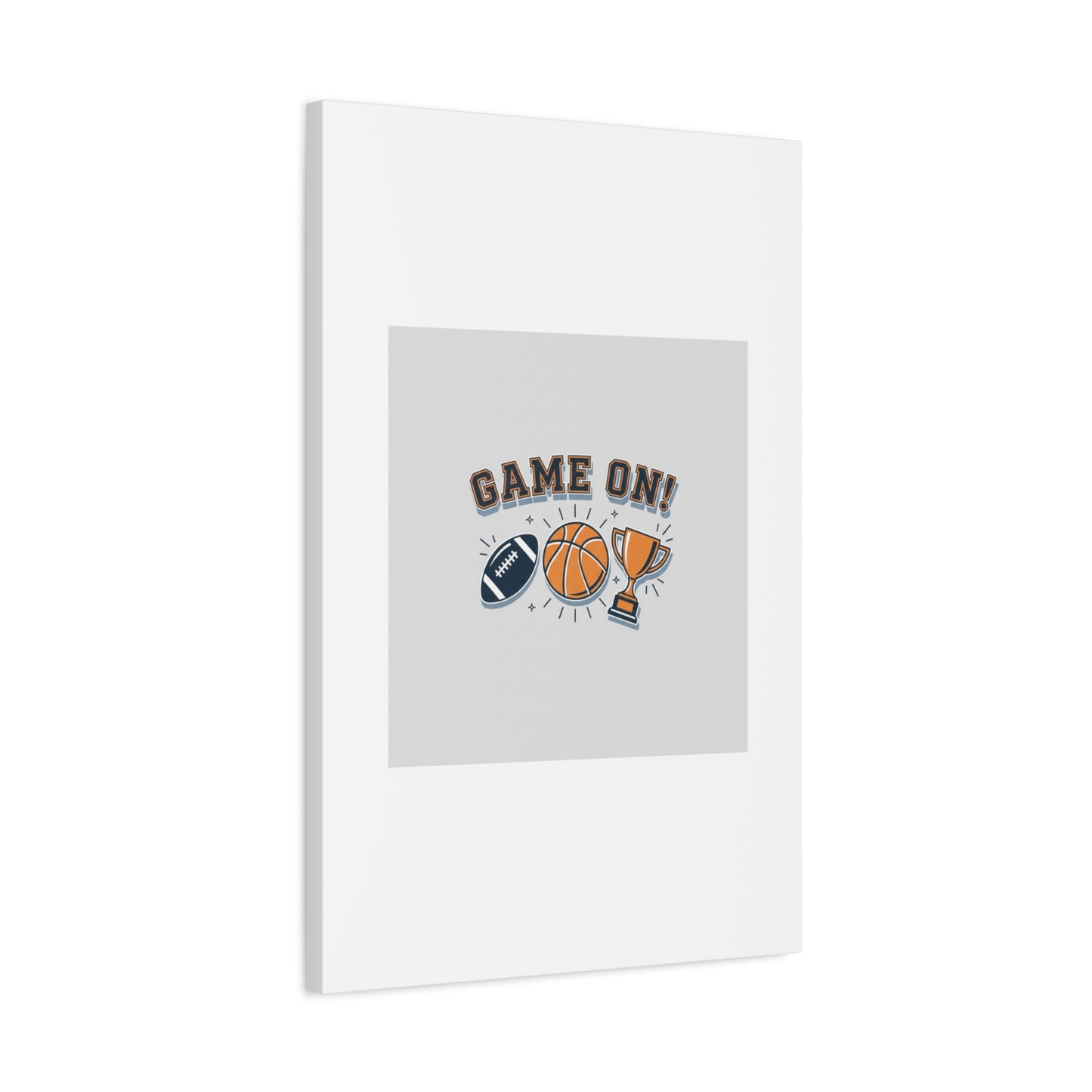 Game On! Matte Canvas, Stretched | Playoff Bracket Poster, Sports Prediction Print