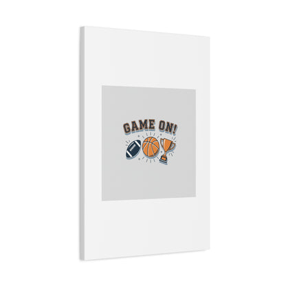 Game On! Matte Canvas, Stretched | Playoff Bracket Poster, Sports Prediction Print