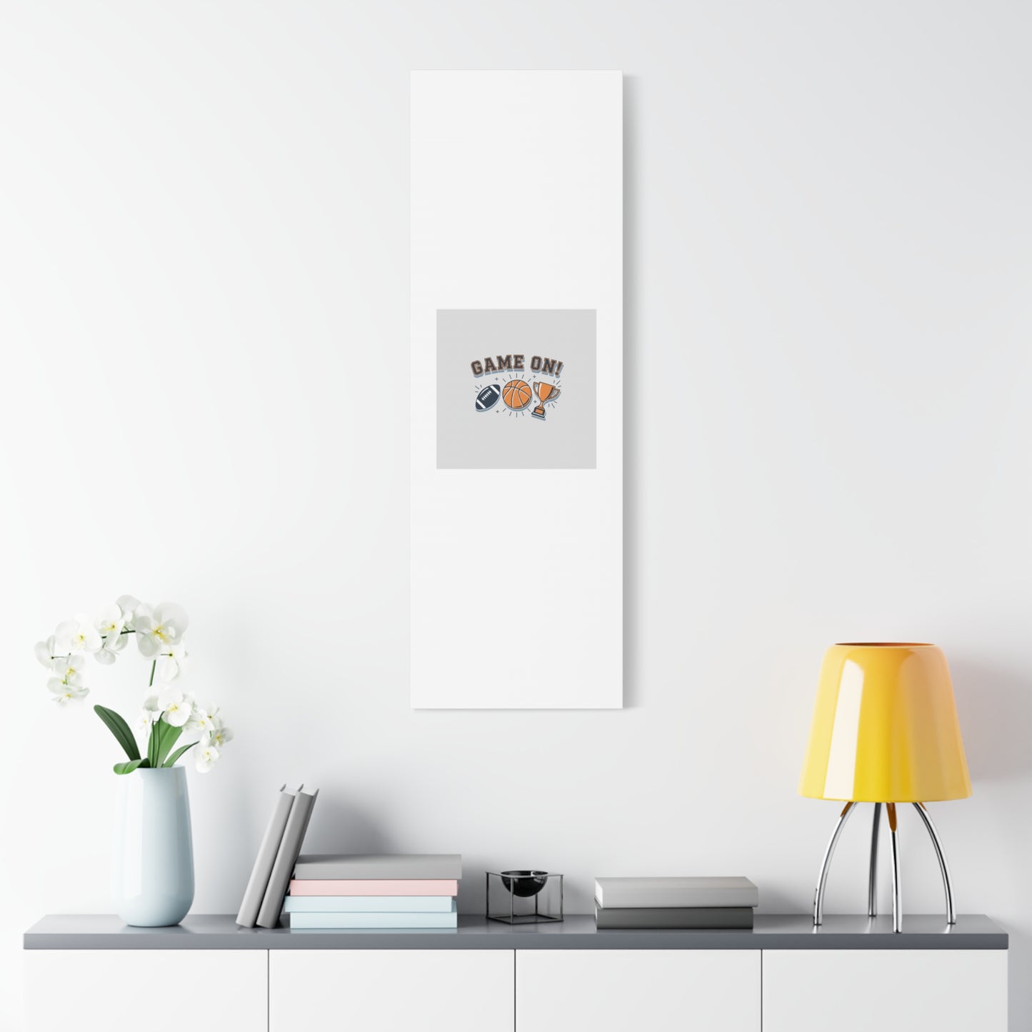Game On! Matte Canvas, Stretched | Playoff Bracket Poster, Sports Prediction Print