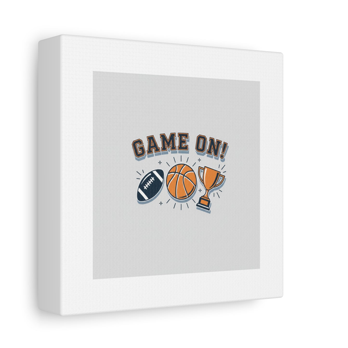 Game On! Matte Canvas, Stretched | Playoff Bracket Poster, Sports Prediction Print