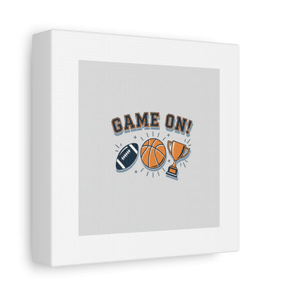 Game On! Matte Canvas, Stretched | Playoff Bracket Poster, Sports Prediction Print