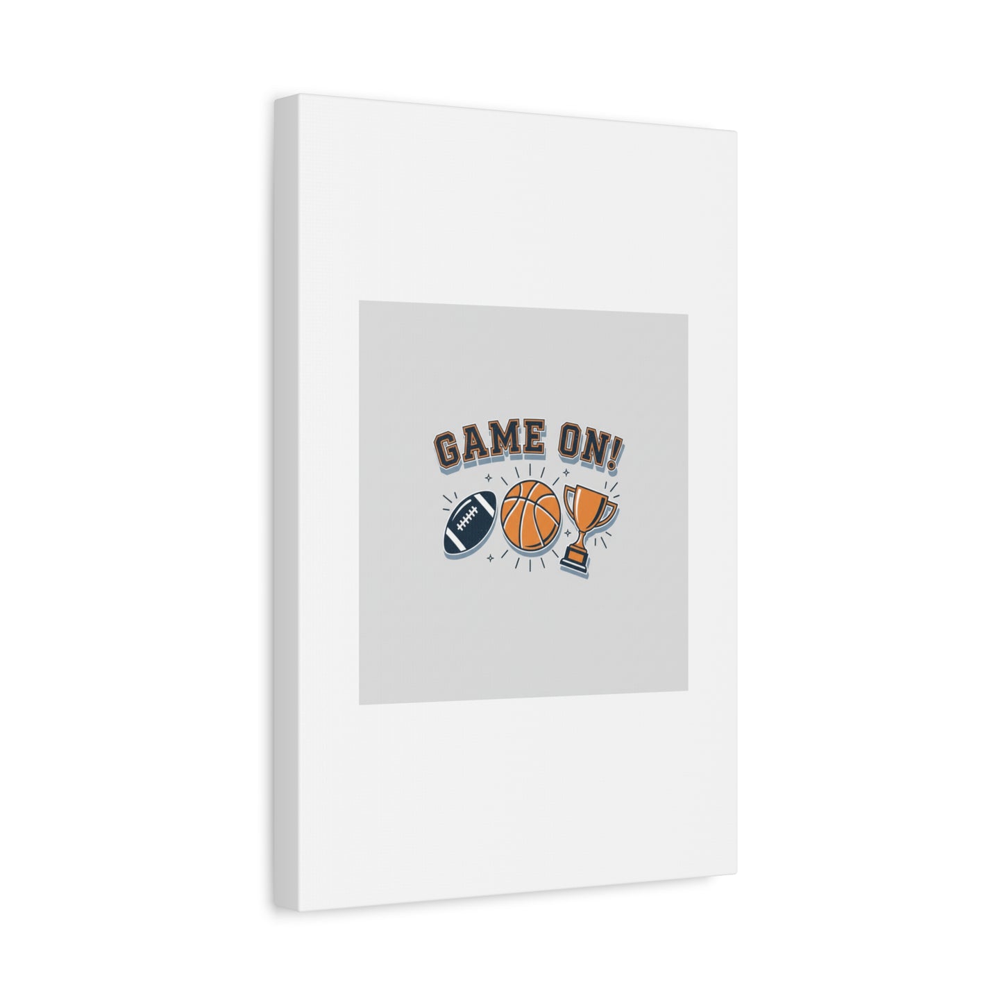 Game On! Matte Canvas, Stretched | Playoff Bracket Poster, Sports Prediction Print