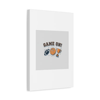 Game On! Matte Canvas, Stretched | Playoff Bracket Poster, Sports Prediction Print