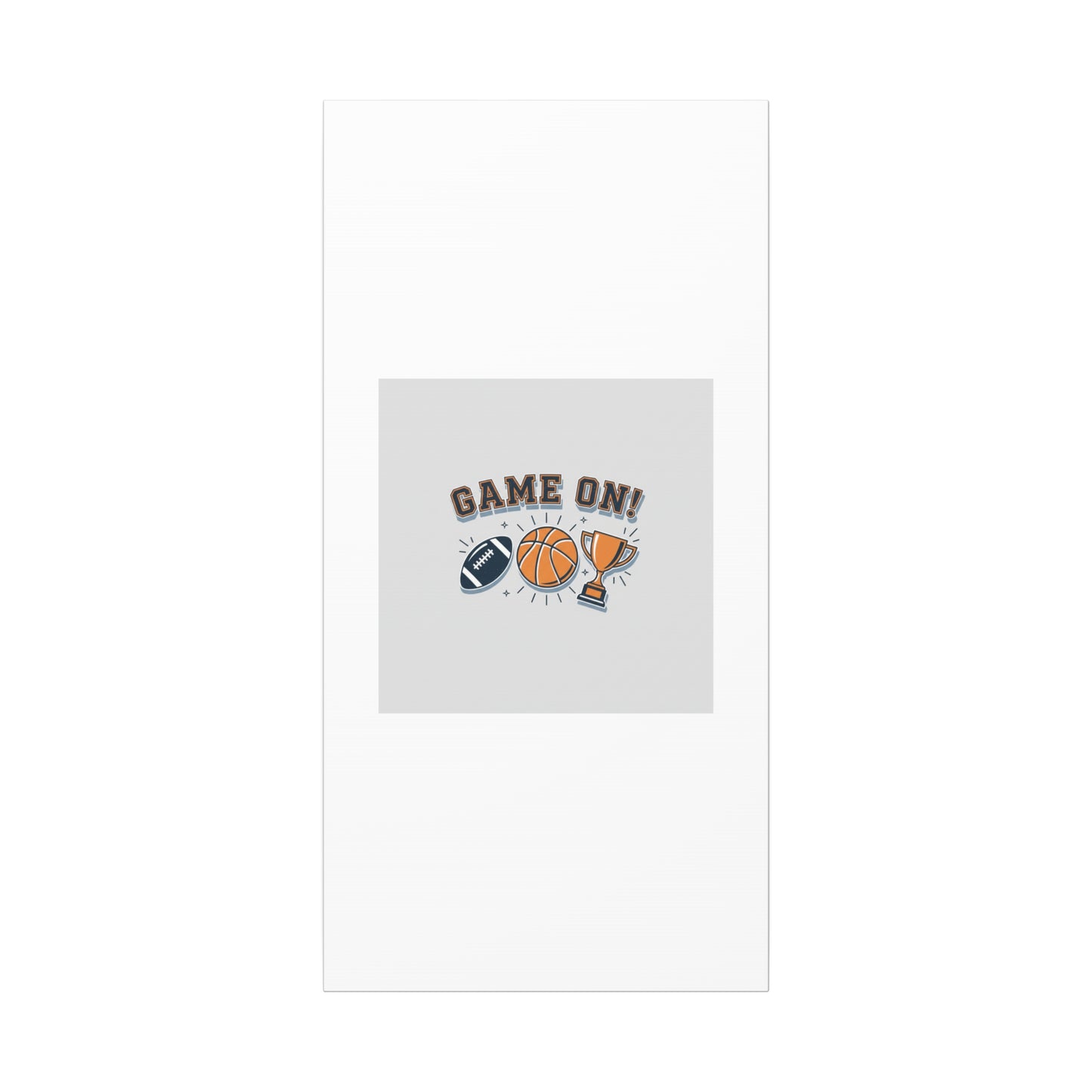 Game On! Matte Canvas, Stretched | Playoff Bracket Poster, Sports Prediction Print