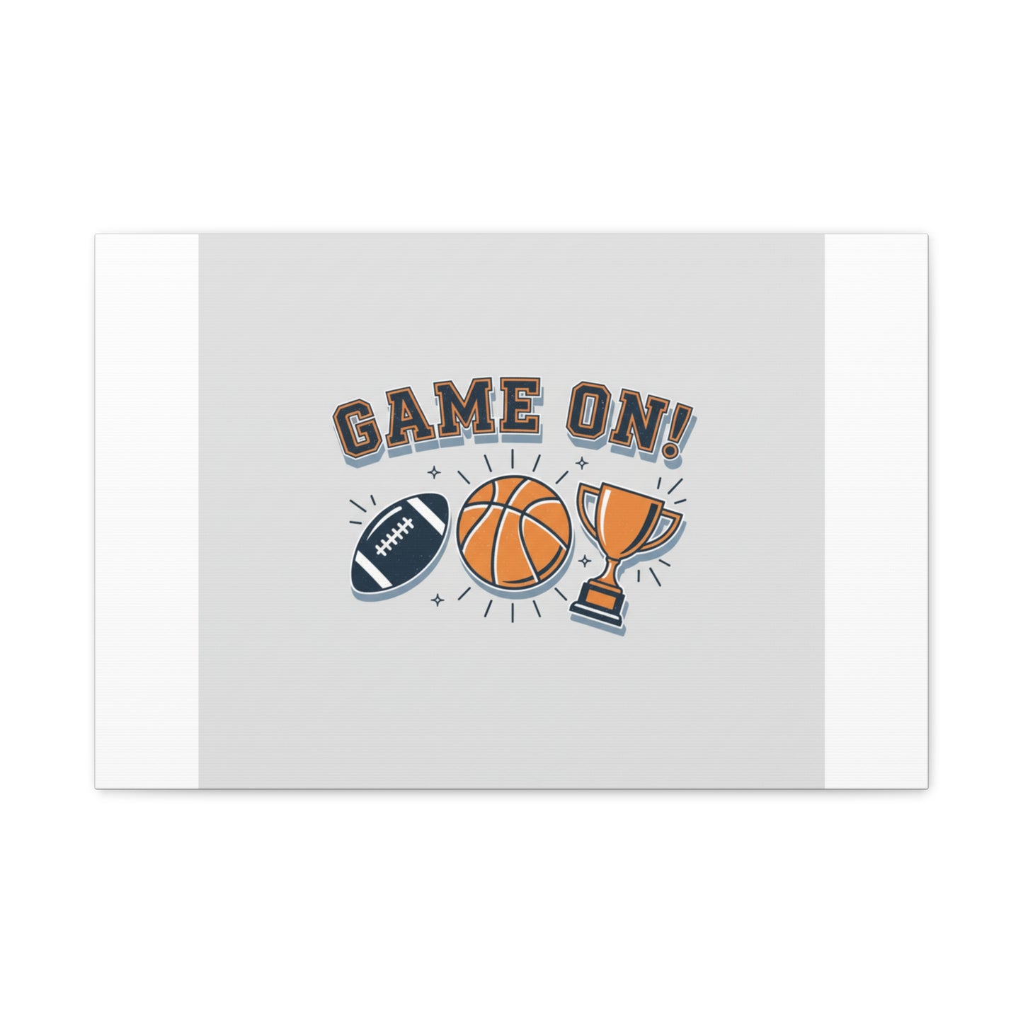 Game On! Matte Canvas, Stretched | Playoff Bracket Poster, Sports Prediction Print
