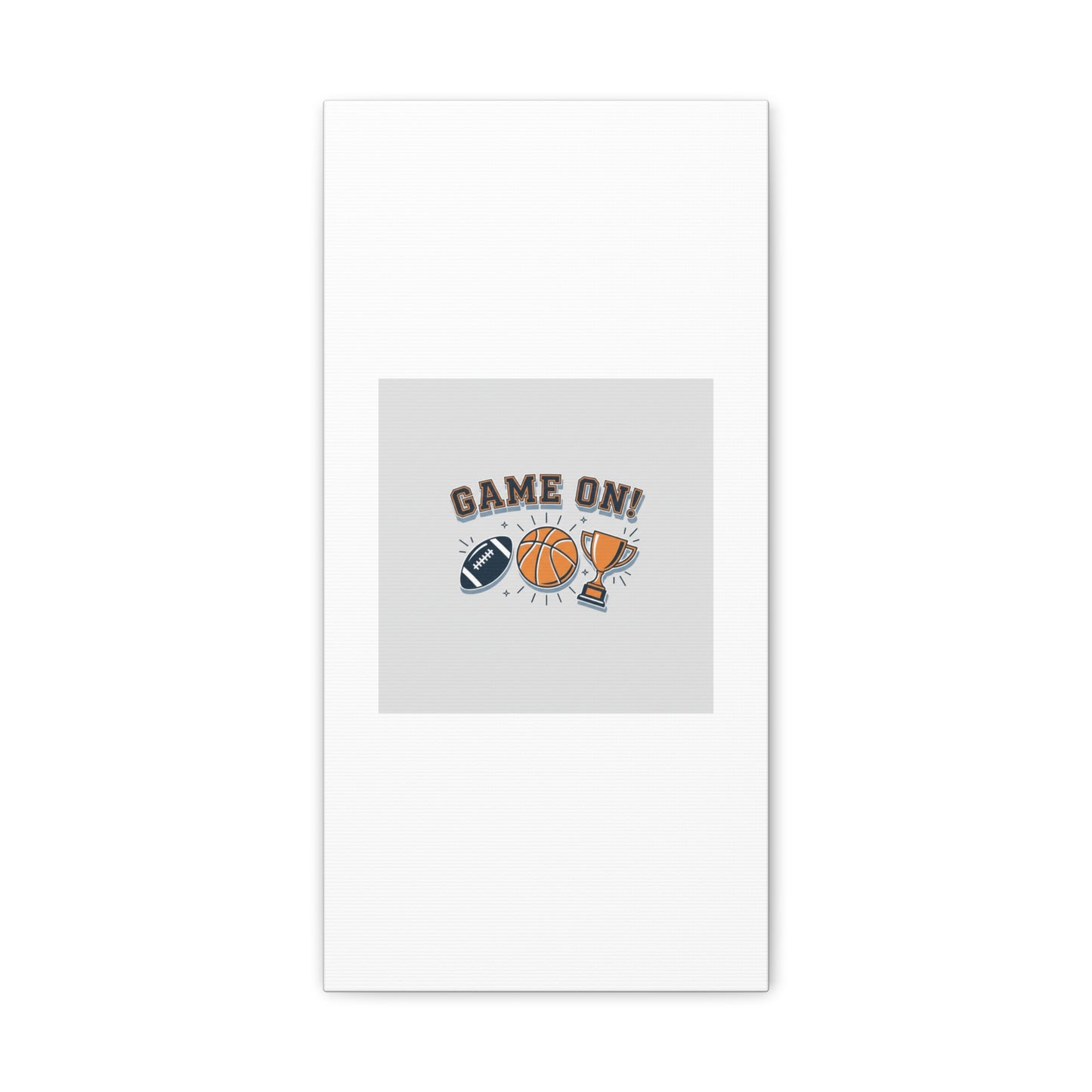 Game On! Matte Canvas, Stretched | Playoff Bracket Poster, Sports Prediction Print