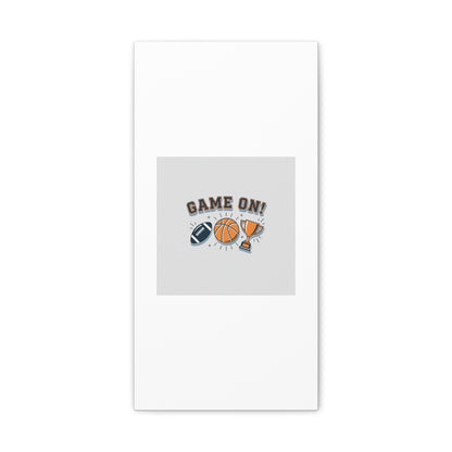 Game On! Matte Canvas, Stretched | Playoff Bracket Poster, Sports Prediction Print