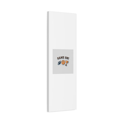 Game On! Matte Canvas, Stretched | Playoff Bracket Poster, Sports Prediction Print