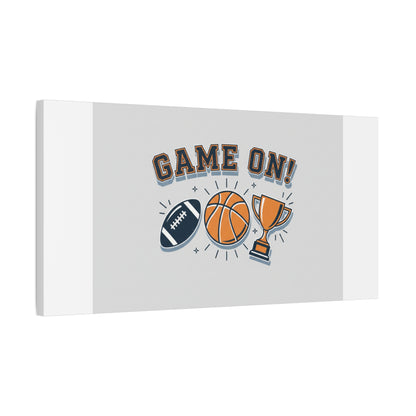 Game On! Matte Canvas, Stretched | Playoff Bracket Poster, Sports Prediction Print