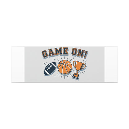 Game On! Matte Canvas, Stretched | Playoff Bracket Poster, Sports Prediction Print