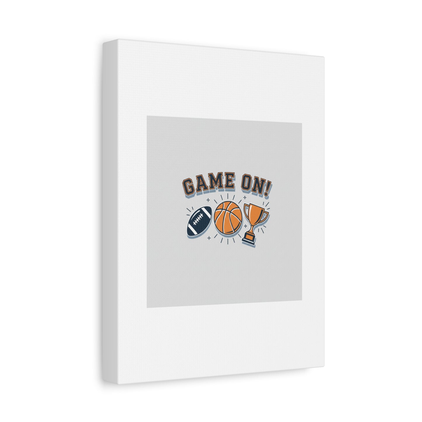 Game On! Matte Canvas, Stretched | Playoff Bracket Poster, Sports Prediction Print