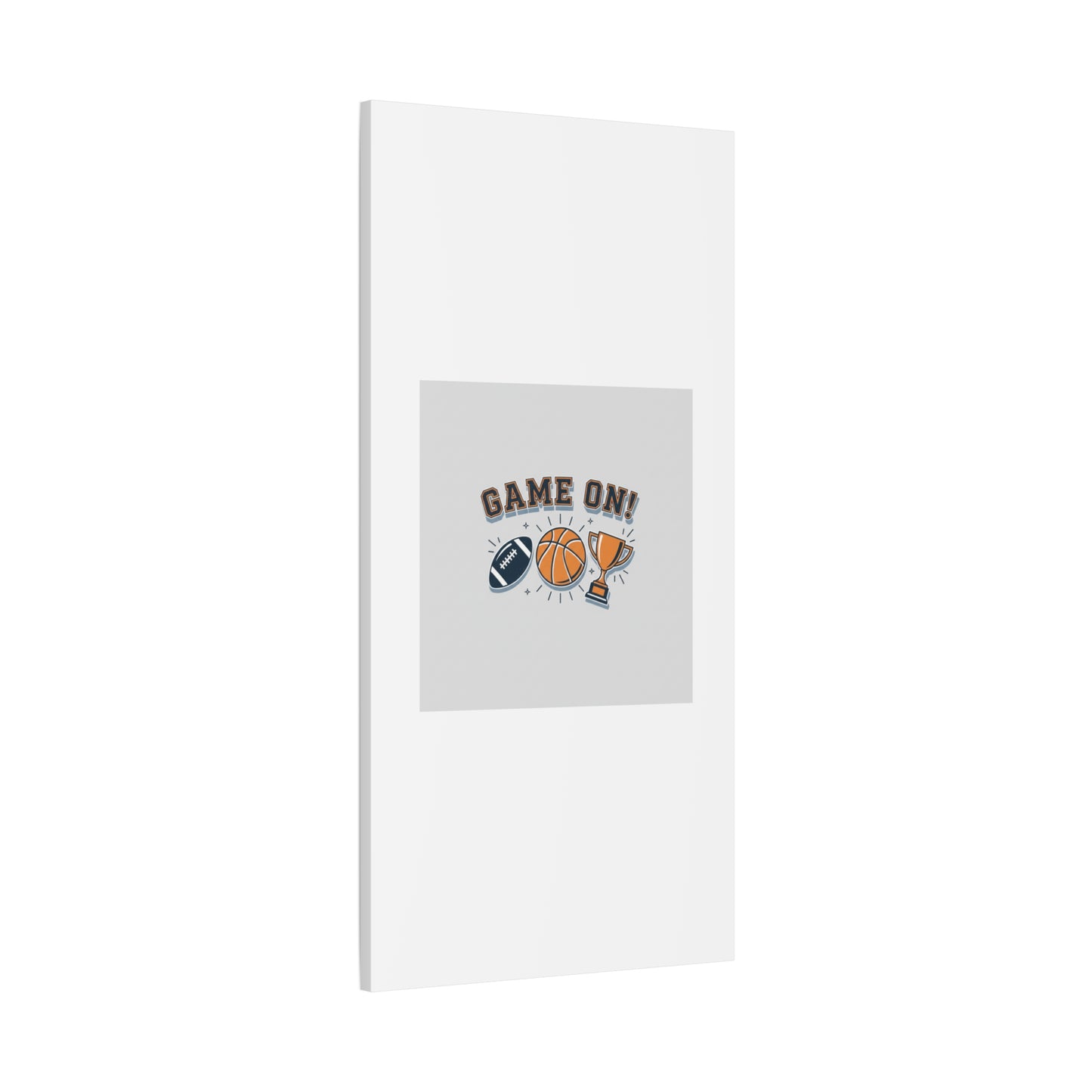 Game On! Matte Canvas, Stretched | Playoff Bracket Poster, Sports Prediction Print