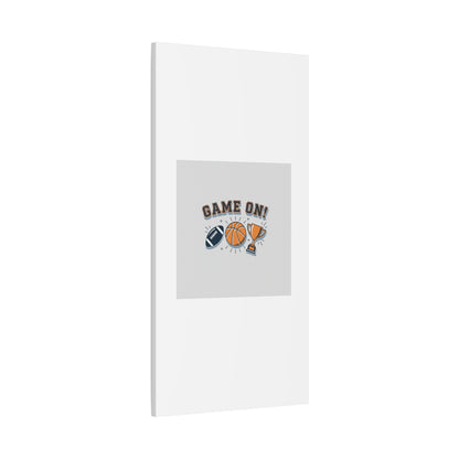 Game On! Matte Canvas, Stretched | Playoff Bracket Poster, Sports Prediction Print