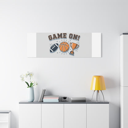 Game On! Matte Canvas, Stretched | Playoff Bracket Poster, Sports Prediction Print