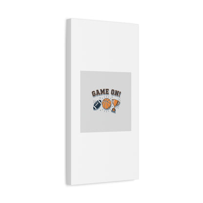 Game On! Matte Canvas, Stretched | Playoff Bracket Poster, Sports Prediction Print