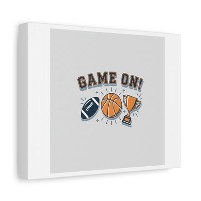 Game On! Matte Canvas, Stretched | Playoff Bracket Poster, Sports Prediction Print