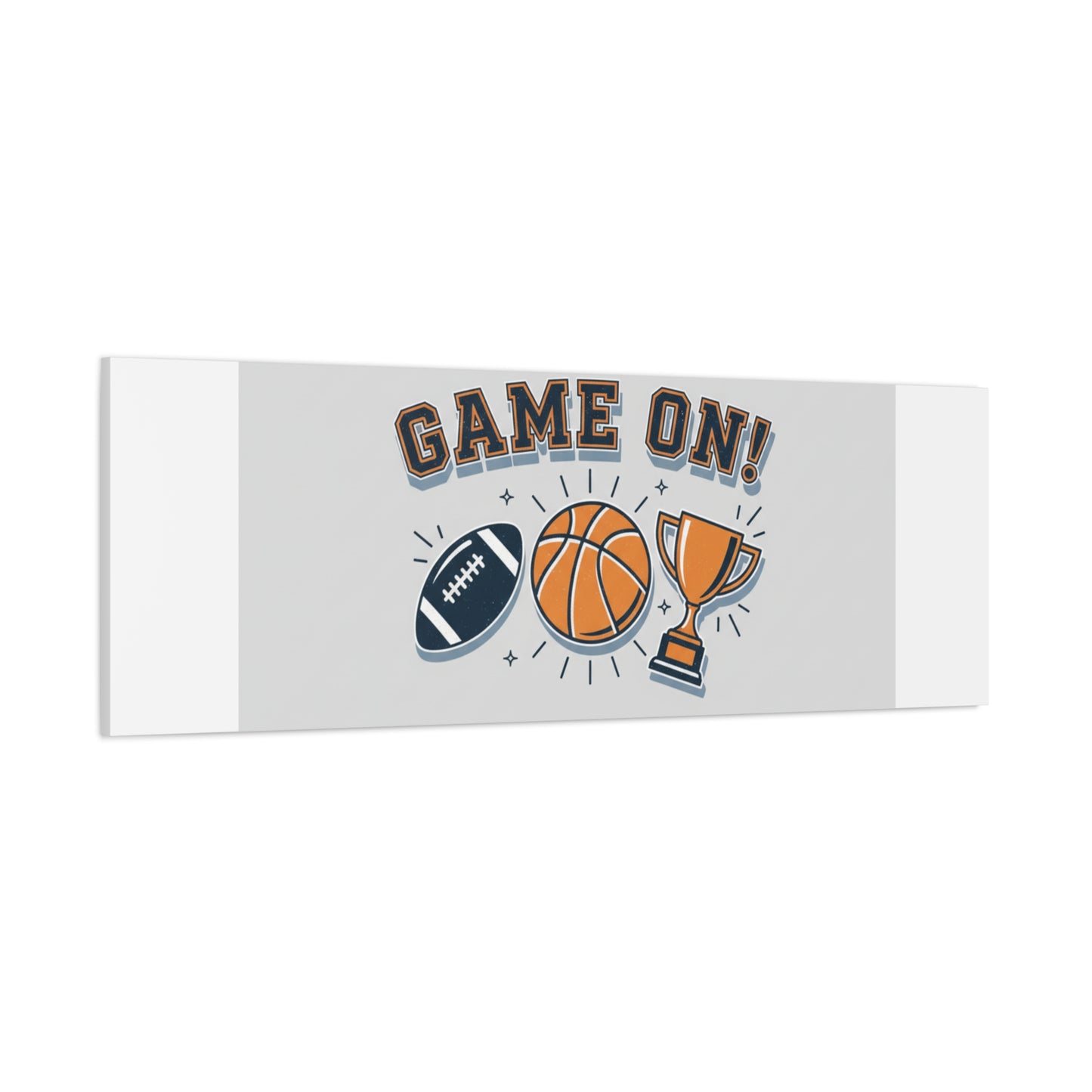 Game On! Matte Canvas, Stretched | Playoff Bracket Poster, Sports Prediction Print