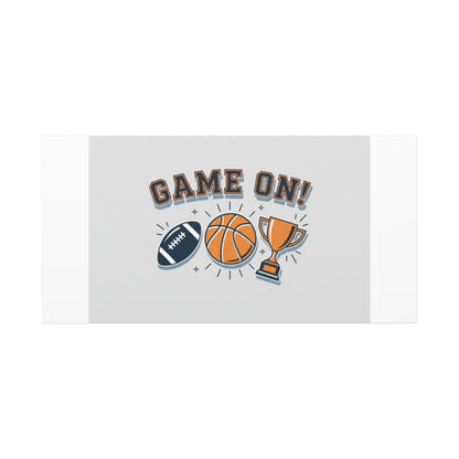 Game On! Matte Canvas, Stretched | Playoff Bracket Poster, Sports Prediction Print