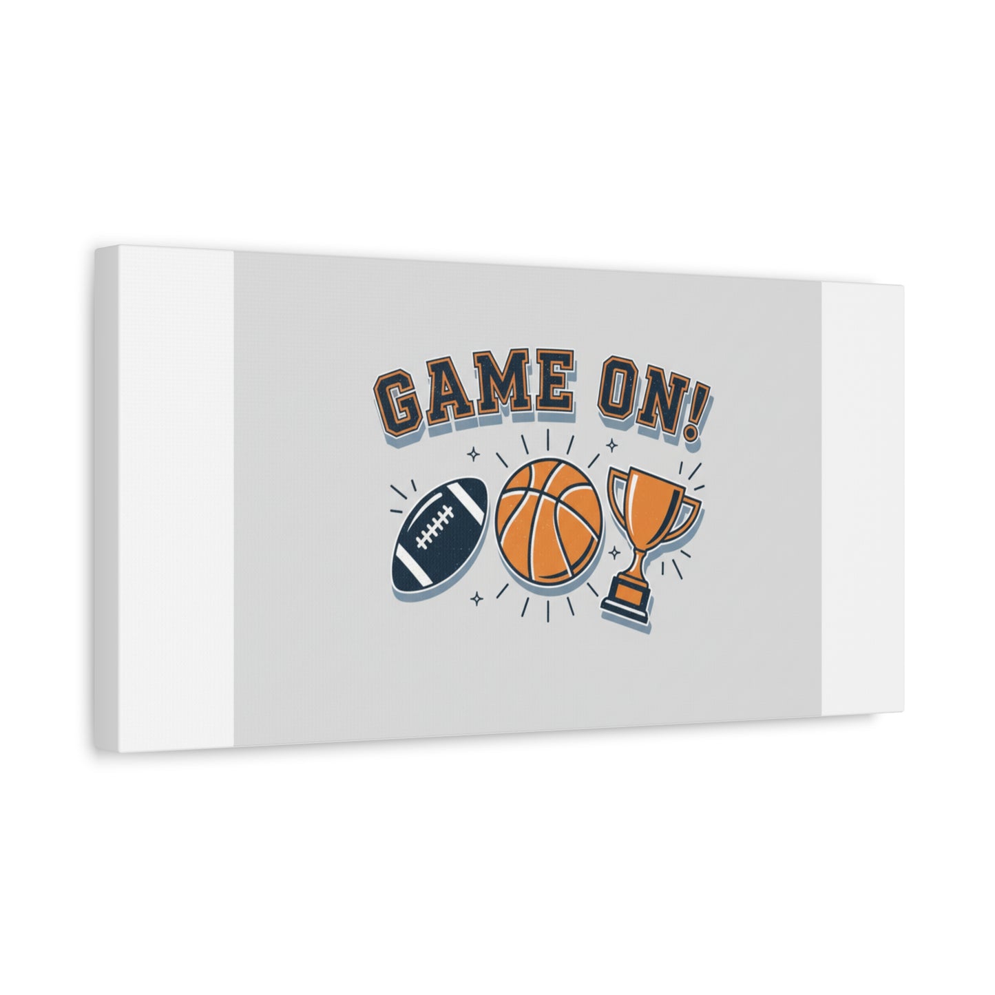 Game On! Matte Canvas, Stretched | Playoff Bracket Poster, Sports Prediction Print