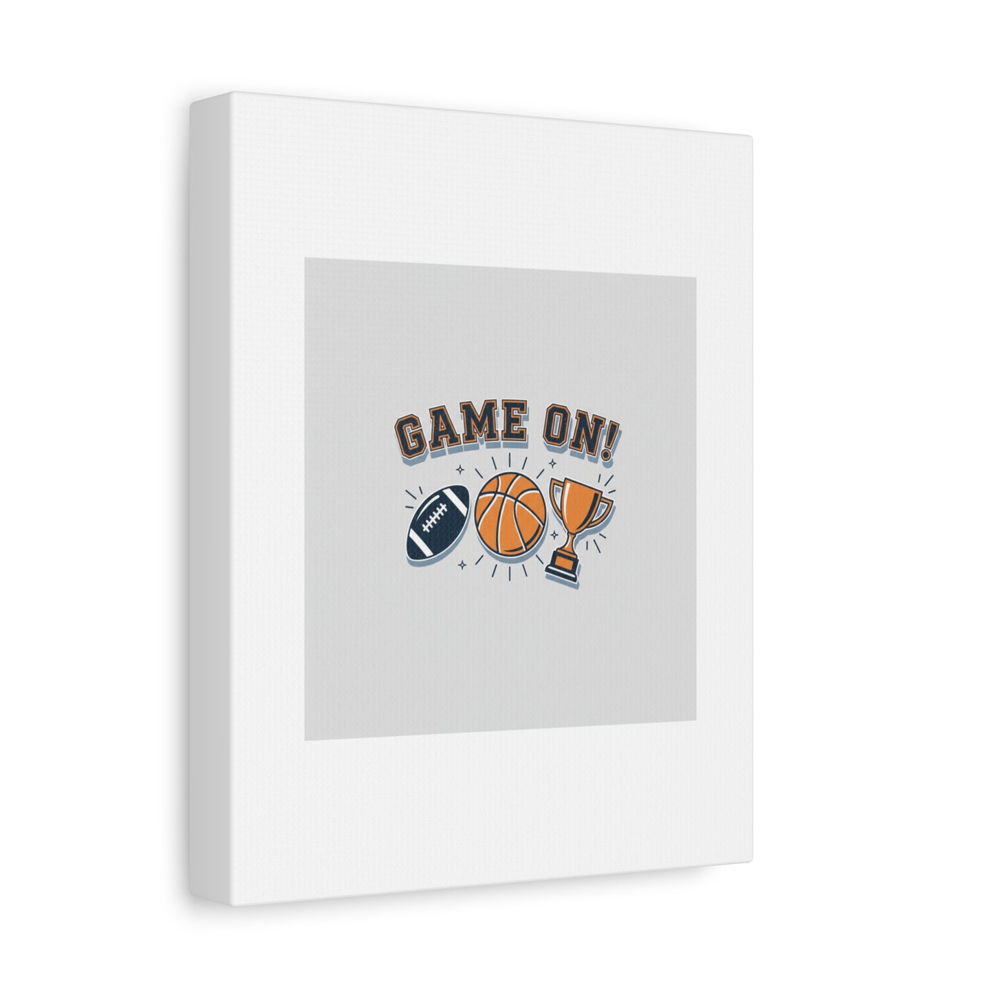 Game On! Matte Canvas, Stretched | Playoff Bracket Poster, Sports Prediction Print
