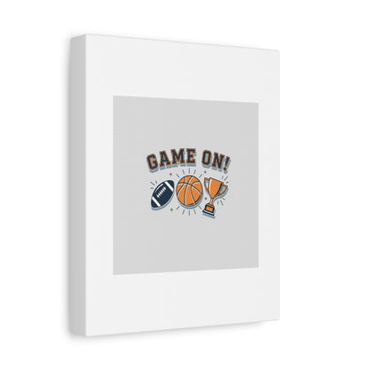 Game On! Matte Canvas, Stretched | Playoff Bracket Poster, Sports Prediction Print
