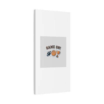 Game On! Matte Canvas, Stretched | Playoff Bracket Poster, Sports Prediction Print